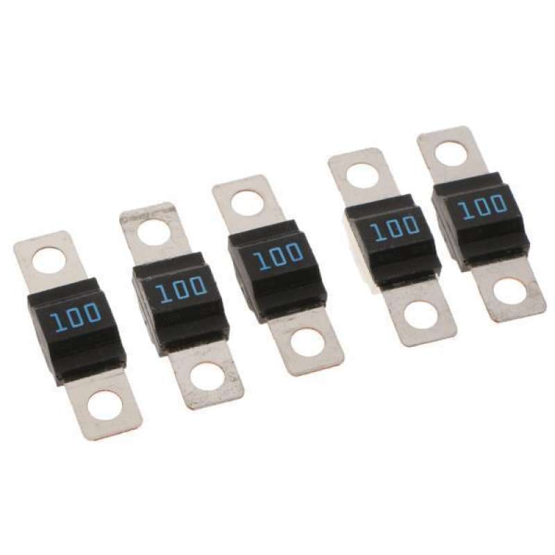Promo 5xFlat Metal Fuse Slow Bolt Fuses Car Audio Power High Current ...
