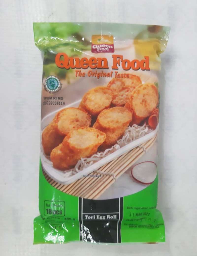 Jual Queen Food Tori Egg Roll Olahan Ayam Gulung Telur 400 Gram 18