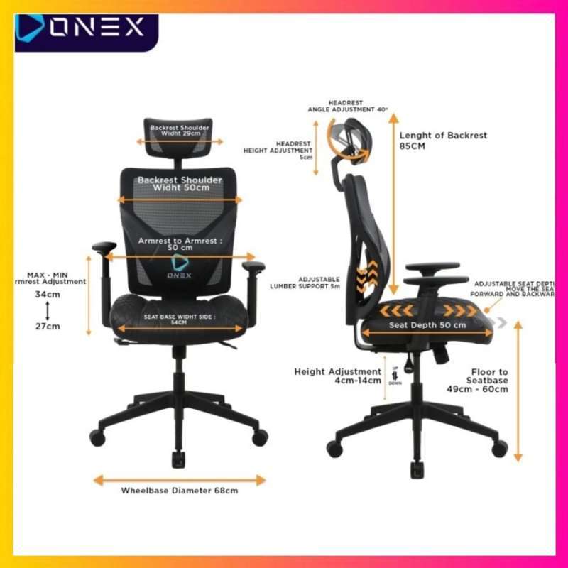 Jual Gaming Chair Onex Ge300 Resmi Kursi Gaming Premium Nyaman Kursi Gamers Hemat di Seller