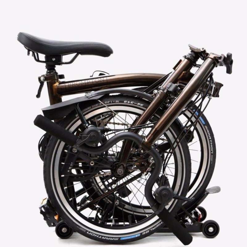Jual Brompton C Line Explore Black Edition | Mid Rise | With Rear Rack ...
