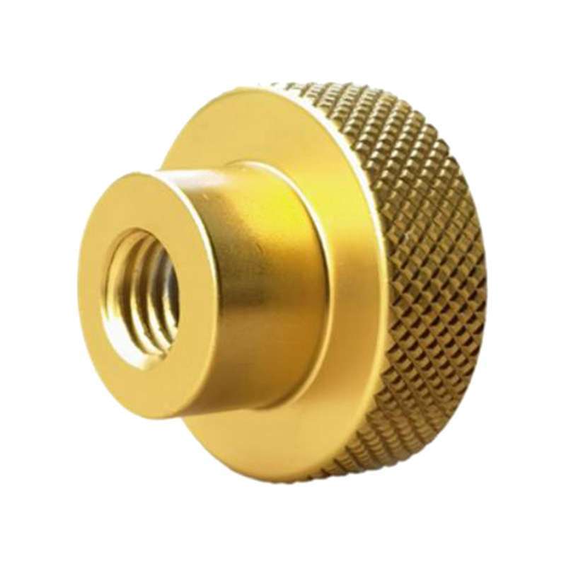 Promo CNC Aluminum Knurled Thumb Nut Large Torque Hand Tighten Flange
