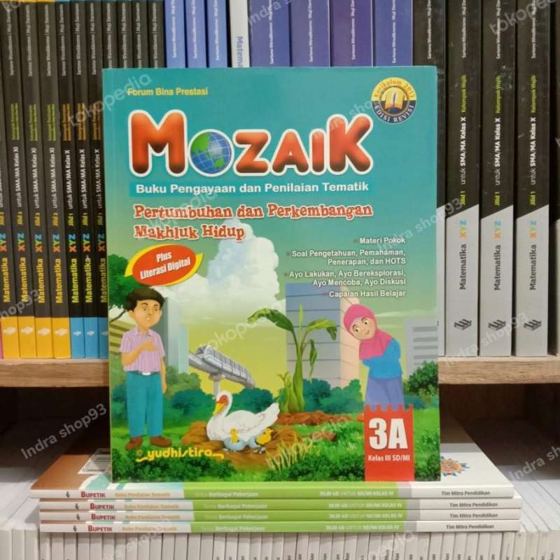 Jual Buku Mozaik 3a 3b 3c 3d Kelas 3 Sd K13 Revisi Yudhistira - Mozaik ...