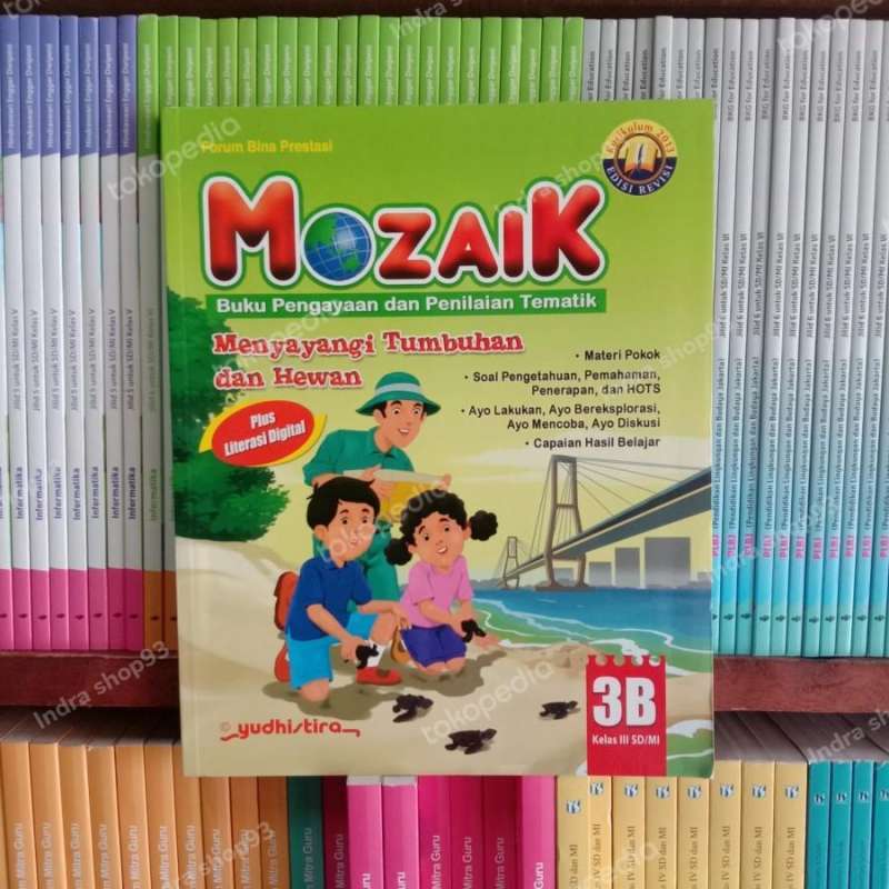 Jual Buku Mozaik 3a 3b 3c 3d Kelas 3 Sd K13 Revisi Yudhistira - Mozaik ...