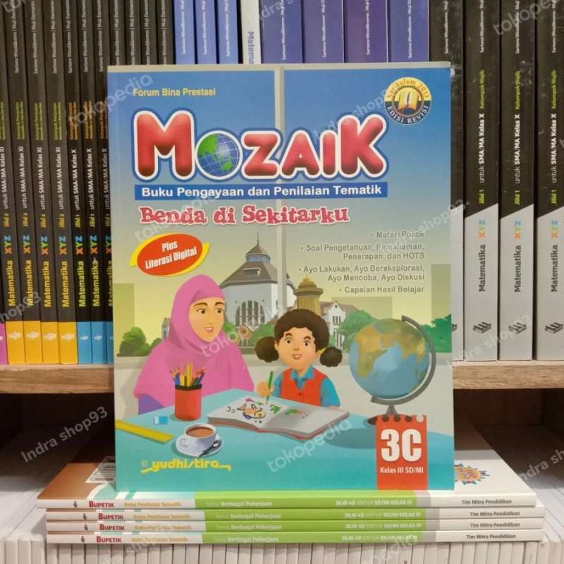Jual Buku Mozaik 3a 3b 3c 3d Kelas 3 Sd K13 Revisi Yudhistira - Mozaik ...