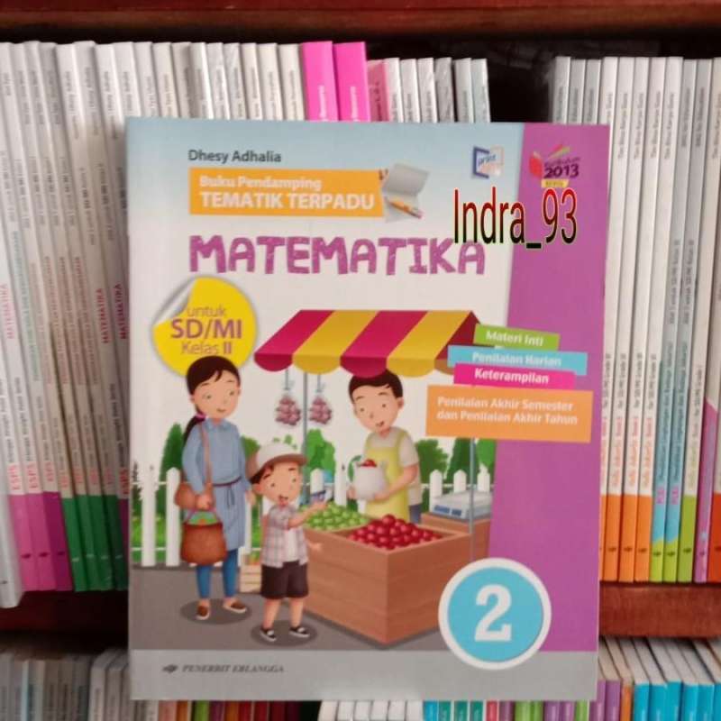 Jual Buping Matematika kelas 2 SD Erlangga K13N Revisi di Seller Indra ...