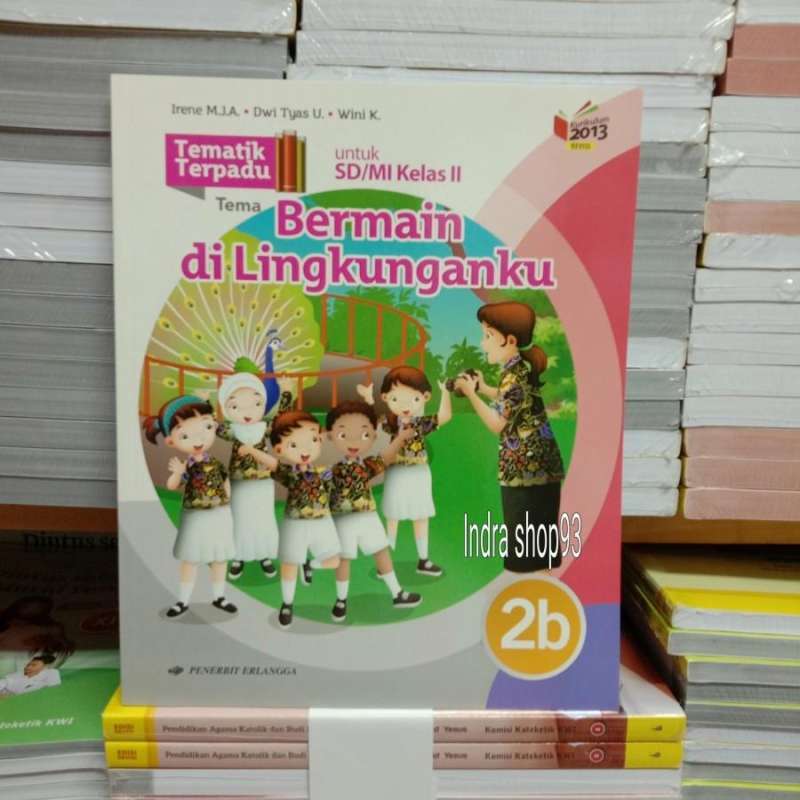 Jual Paket Tematik 2a sampai 2d kelas 2 SD Erlangga K13N Revisi di ...