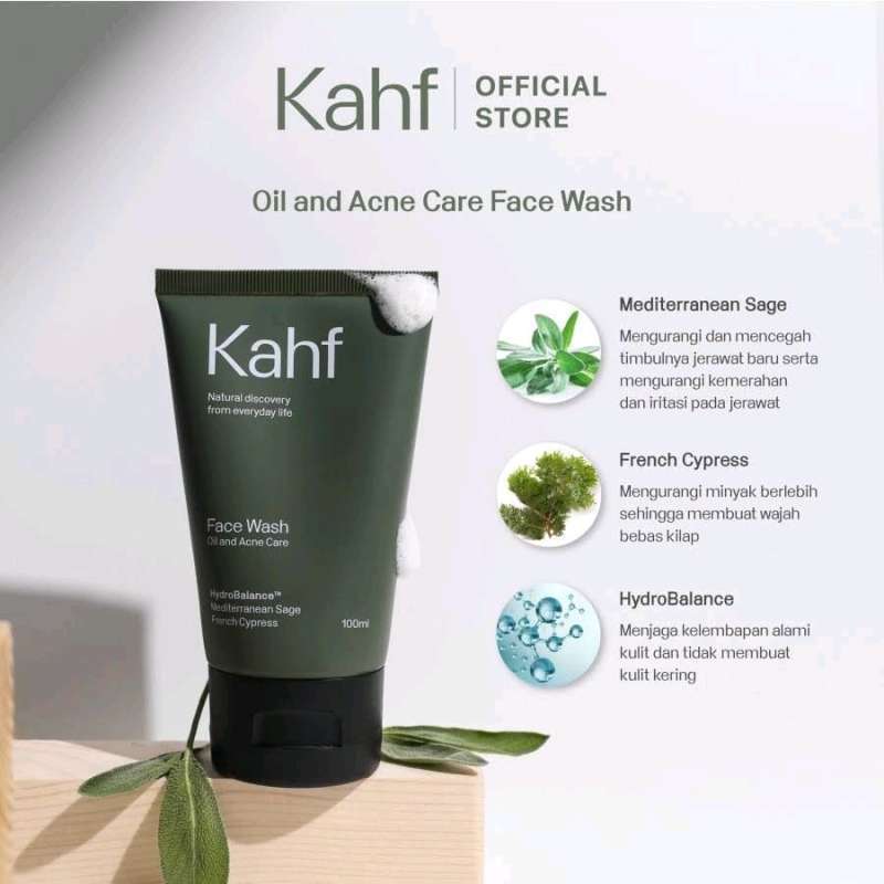 Jual KAHF FACE WASH 100ML Kahf Skin Energizing & Brightening FW 100ML