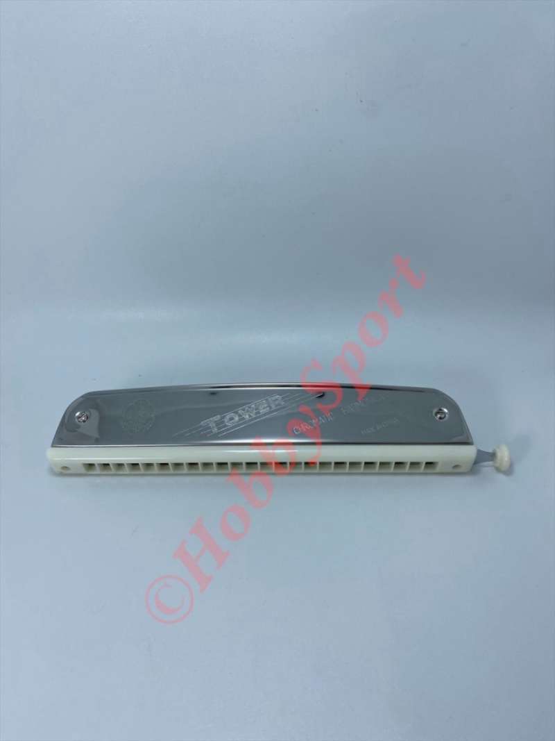 Jual Harmonica Tower Chromatic 24 Holes Silver Harmonika Hole Lubang C