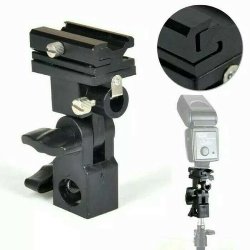 Promo Studio Hot shoe Flash Mount Bracket Type B With Umbrella Holder
