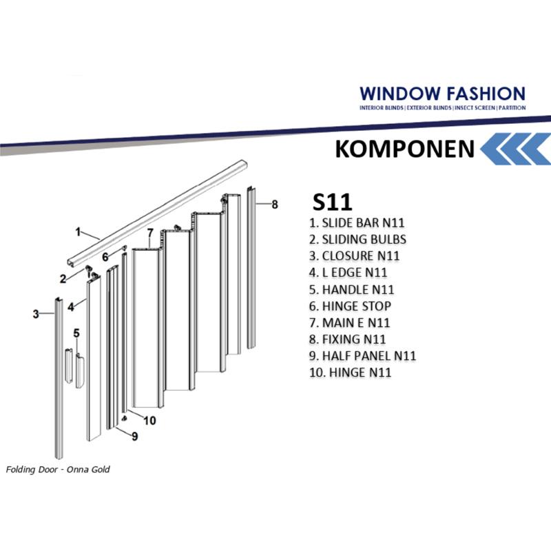 Jual Onna Folding Door Pembatas Ruangan Online September 2020 | Blibli.com