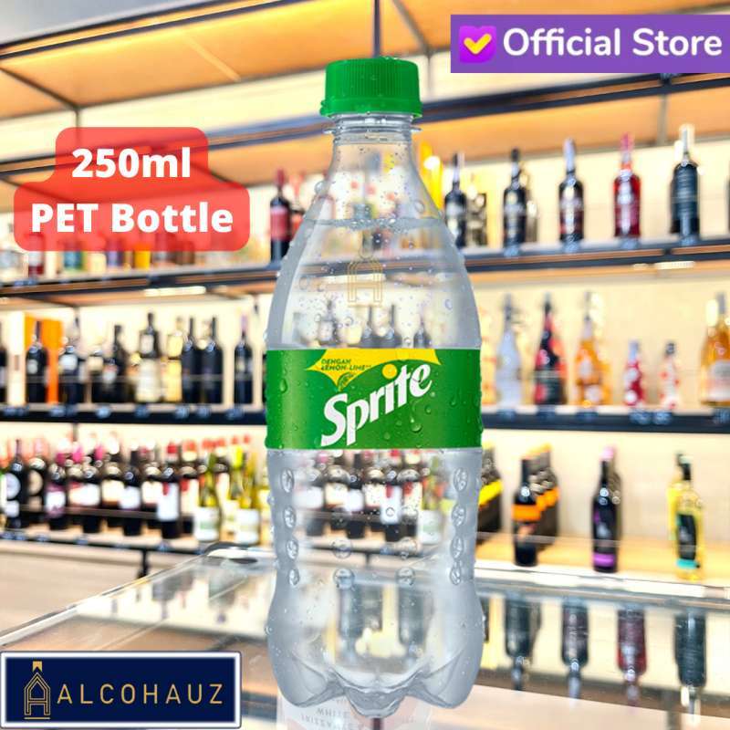 Promo Original Sprite Soda Lemon 250ml Bottle Plastic Botol Mini ...