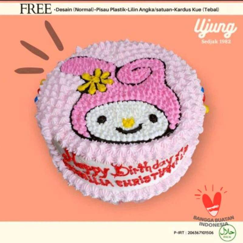 Promo Kue ulang tahun Karakter / Cake Tart ultah / Korean Cake Tart ulang tahun / Bisa custom