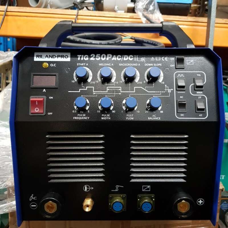 Jual Mesin Las Tig Aluminium 250 A (ac/dc) Riland Pro Tig 250 P Ac / Dc ...