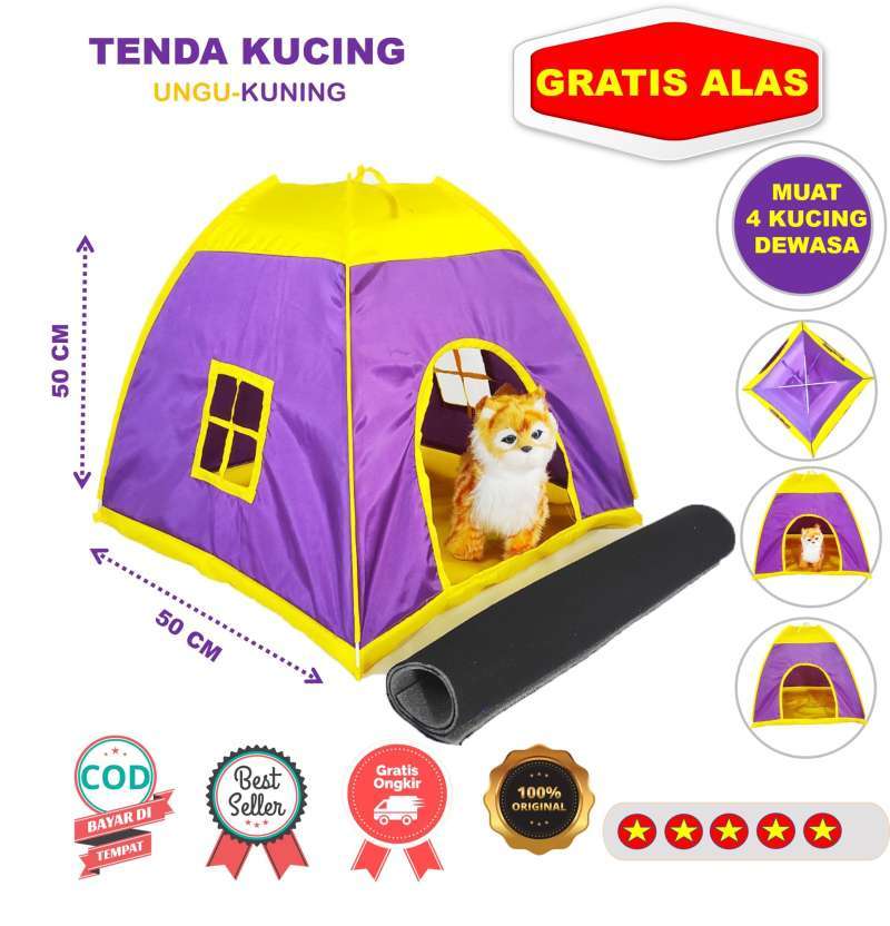 newkits tenda kucing buaian gantung tempat tidur tenda bentuk kerucut tenda bahan bisa bernapas hewan peliharaan
