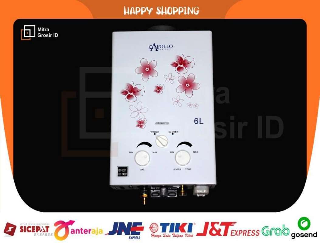 Jual Water Heater Pemanas Air Gas APOLLO 346L di Seller Grosir Areli