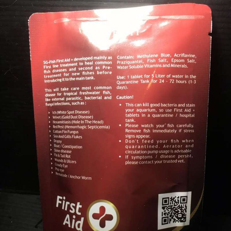 Jual Obat Ikan Sakit First Aid Plus Sg Fish Di Seller Lucky Paw Petshop ...