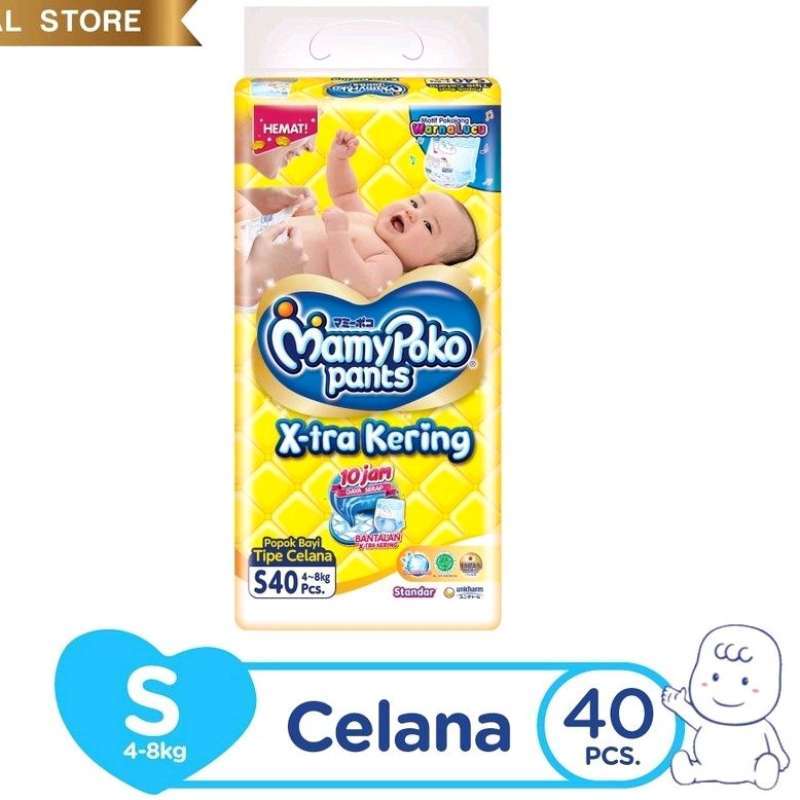 Promo MamyPoko Pants [ L30 M34 S40 ] Mamy Poko Popo Anak Diskon 8% di