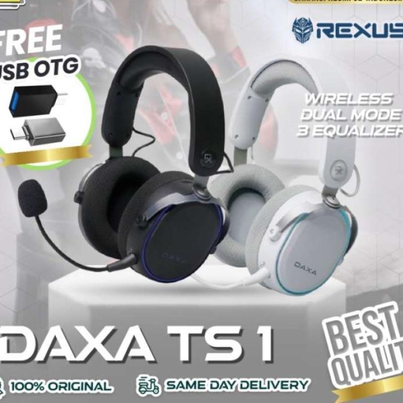 Promo Rexus Daxa TS1 Wireless Headset Gaming TS 1 Dual Connection Original Diskon 8 di Seller