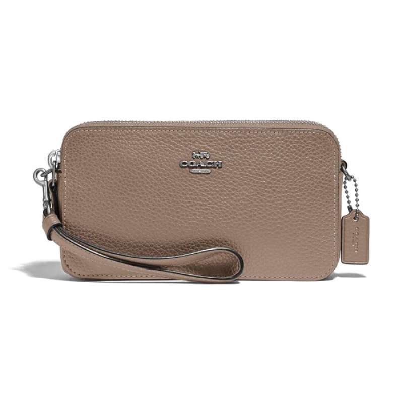 Jual Coach Kira Crossbody Bag Light Taupe di Seller voila.id