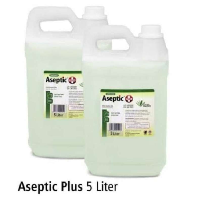 Jual Aseptic Plus Onemed Liquid Hand Sanitizer 5 Ltr di Seller Triple