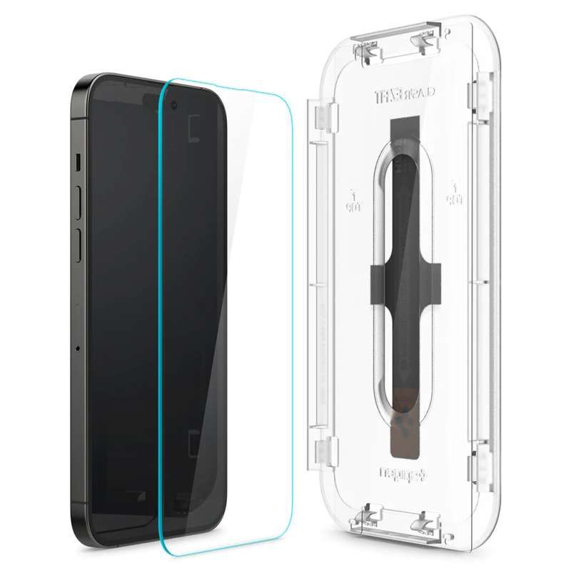 Jual Tempered Glass iPhone 14 Pro Max Plus Spigen Glas tR EZ Fit Full ...