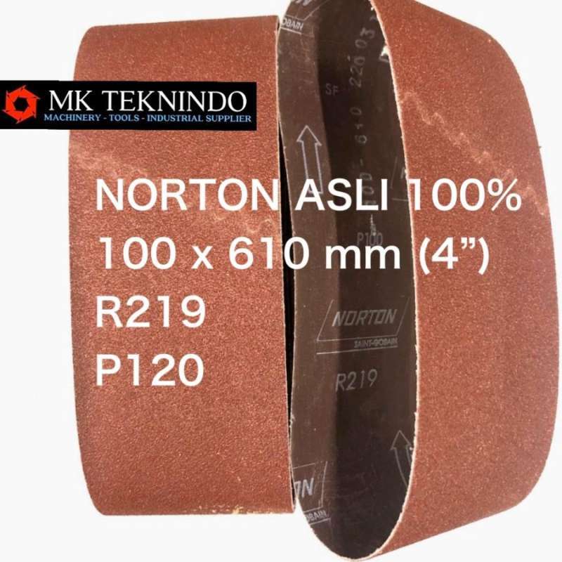 Jual NORTON Amplas Belt Sander 100 x 610 Makita Maktec Bosch Ken Modern