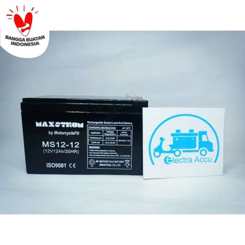 Jual Aki 12v 12ah MF aki kering VRLA Battery 12 v 12 ah 12v12ah di
