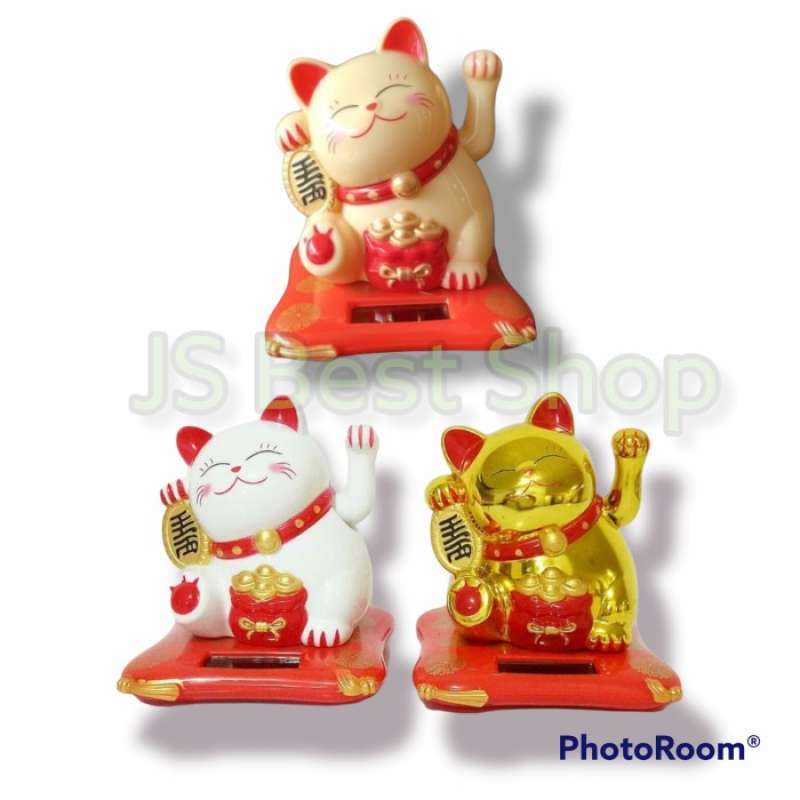 Promo Kucing Keberuntungan Ukuran Besar Hoki Maneki Neko - Kuning B ...