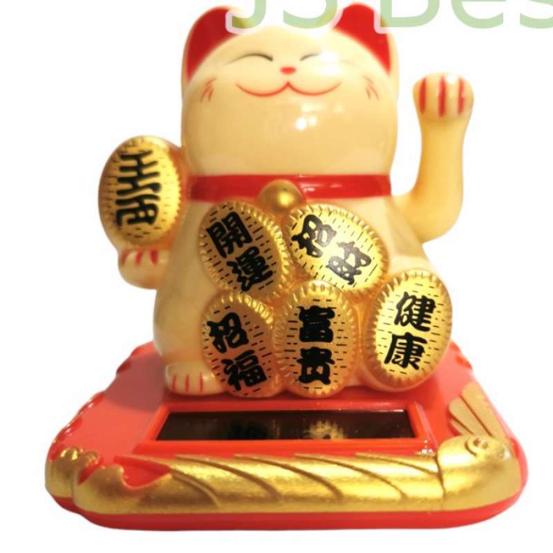 Promo Kucing Keberuntungan Ukuran Besar Hoki Maneki Neko - Kuning B ...