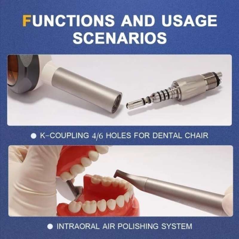 Jual New Dental Prophy Jet Polisher Handpiece Intraoral Air Flow