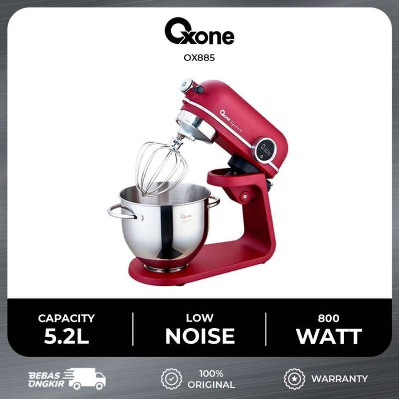 Jual Oxone OX885 Standing Mixer Pengaduk Pengocok Adonan Kue 5.5L di