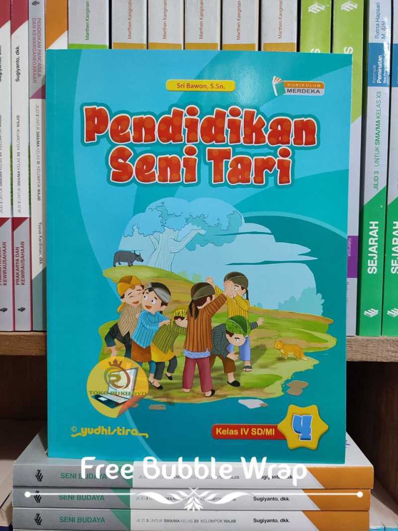 Promo Buku Pendidikan Seni Tari Kelas 4 Sd Kurikulum Merdeka Yudhistira