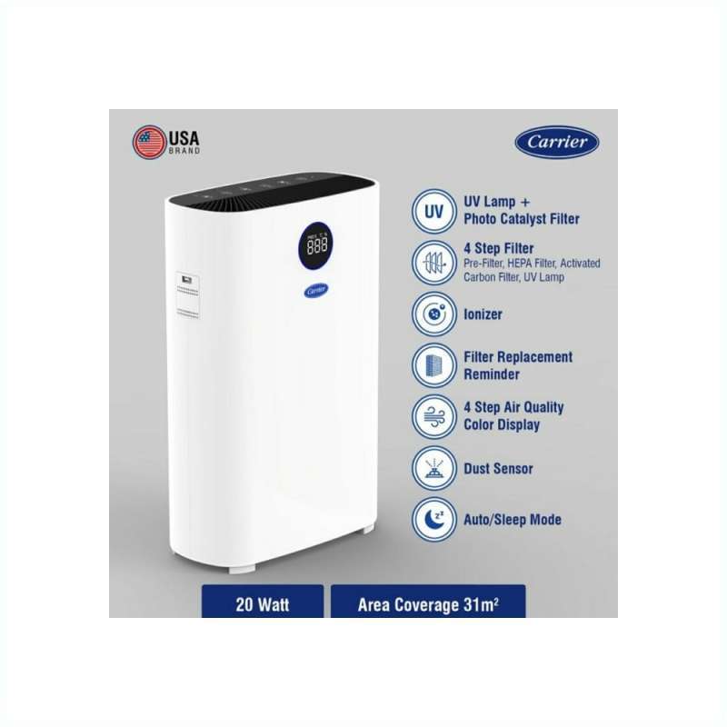 Jual Air Purifier Carrier 26Lc1 Hepa Ionizer With Uv Lamp Coverage 31M2