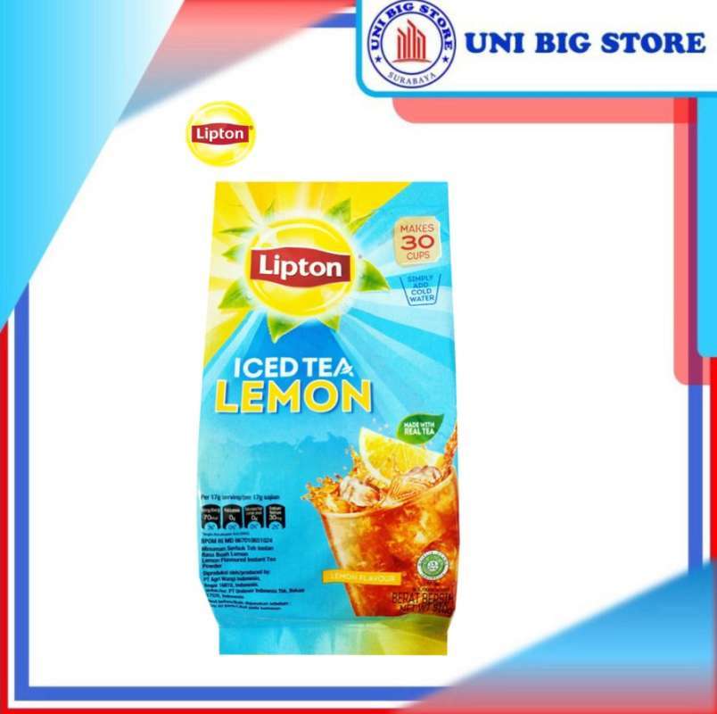 Jual Lipton Iced Ice Tea Lemon Powder 510 gr di Seller Uni Big Store