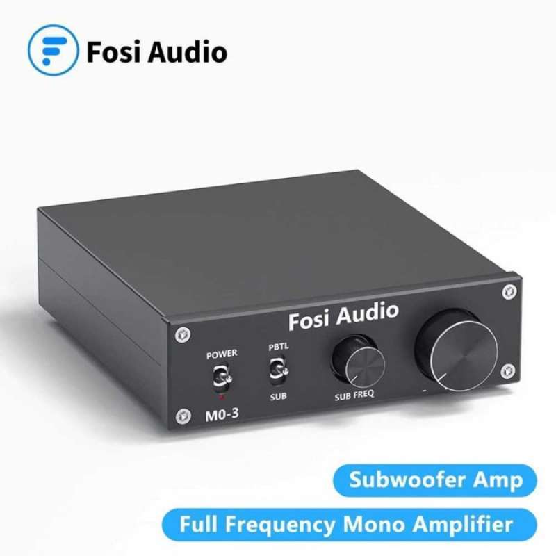 Fosi Audio M03 Amplificateur Subwoofer 300Watt, TPA3255 Mini ampli Audio Mono, Full-Frequency and Sub Bass Switchable Amplifier, Un ampli de Puissance de théâtre à la Maison de cinéma à la Maison