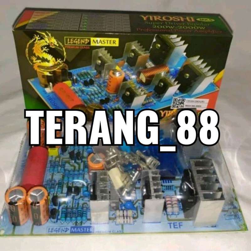 Jual Kit Power Amplifier 200 - 2000w Super Driver Yiroshi Mk5 Mono