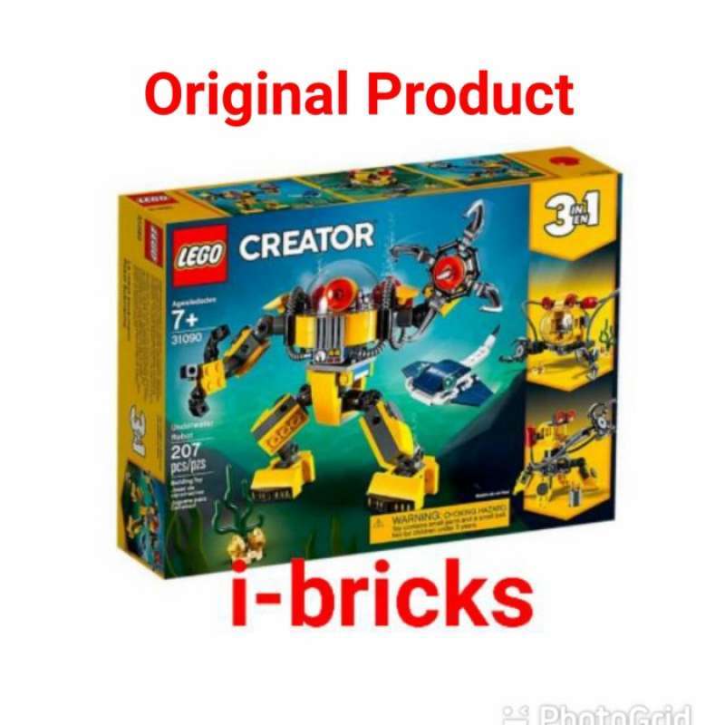 Jual Lego Creator 31090 Underwater Robot - Multicolor di Seller DENTA ...