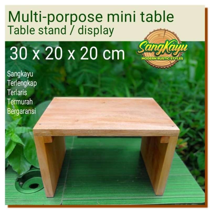 Jual Multipurpose Table Stand Display 30x20x20 Cm Mini Table Craft Di