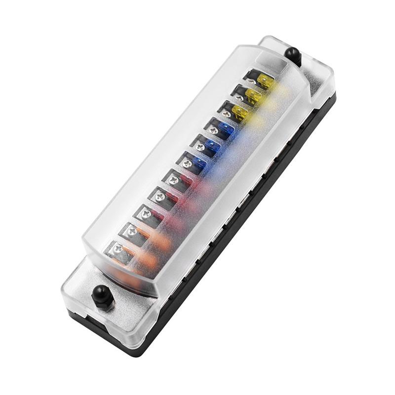 Jual EAccessory 12Way Fuse Block ATO/ATC Fuse Box With Fuse Blades