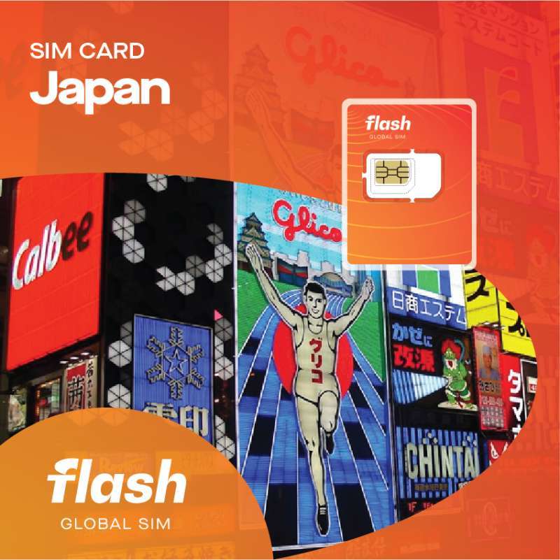 Promo Sim Card Japan Unlimited Data Flash Global Sim Simcard Jepang