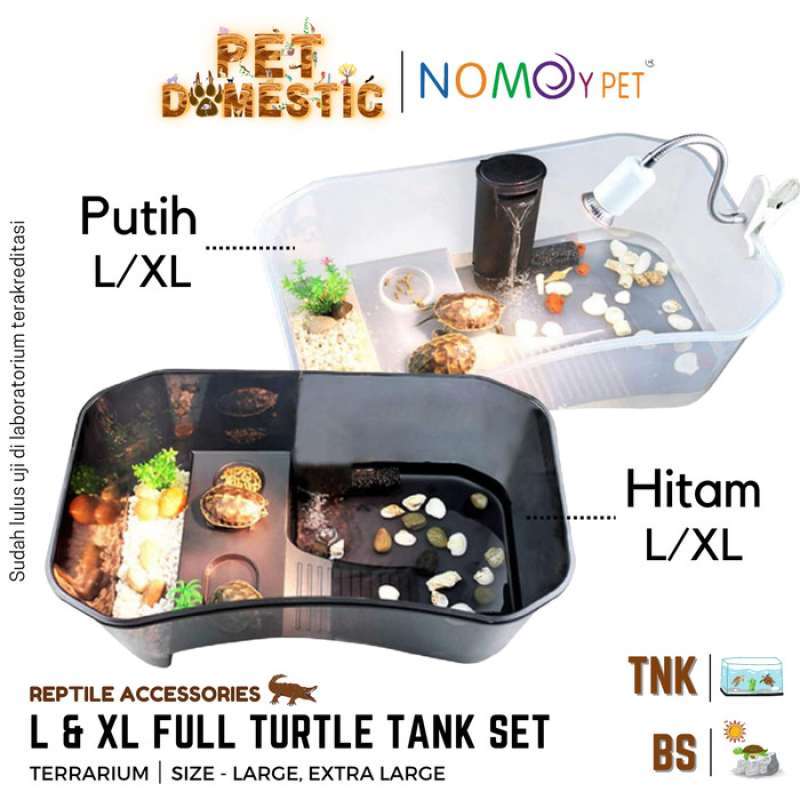 Jual TURTLE TANK L & XL KANDANG AQUARIUM VIVARIUM TEMPAT EMBER KURA BRAZIL di Seller Kratos
