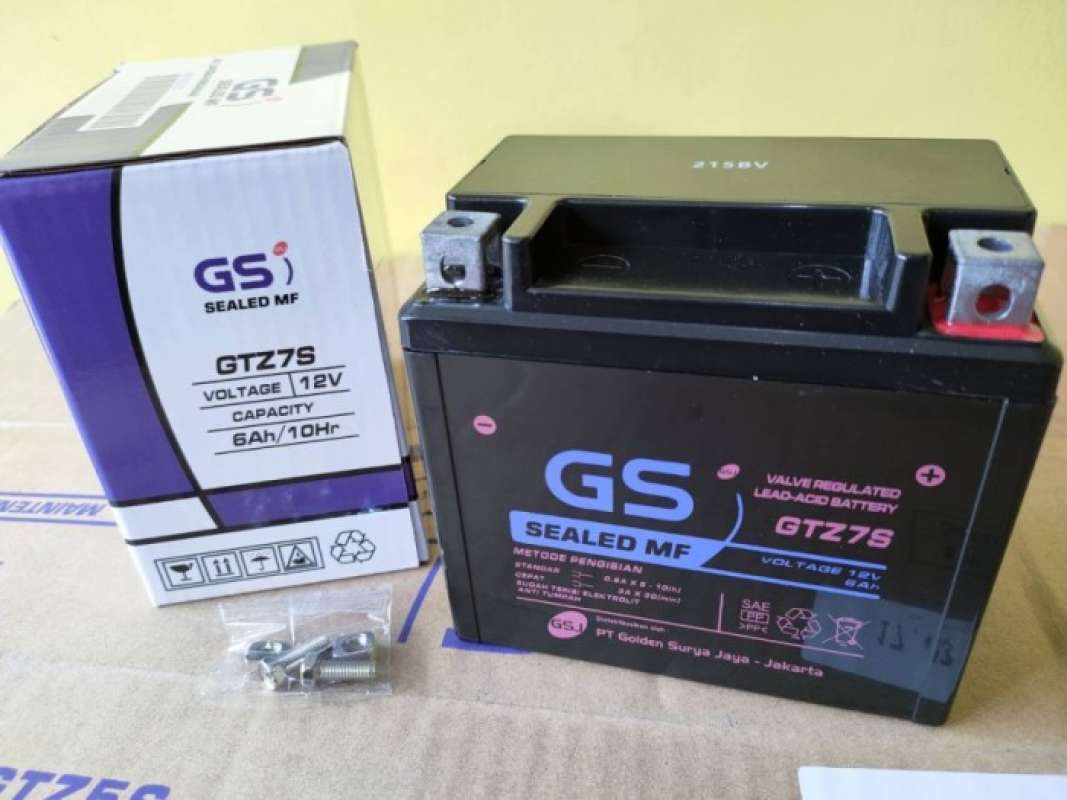 Jual AKI MOTOR HONDA VARIO 125 TECHNO FI CW CBS GTZ7S GS ACCU KERING MF