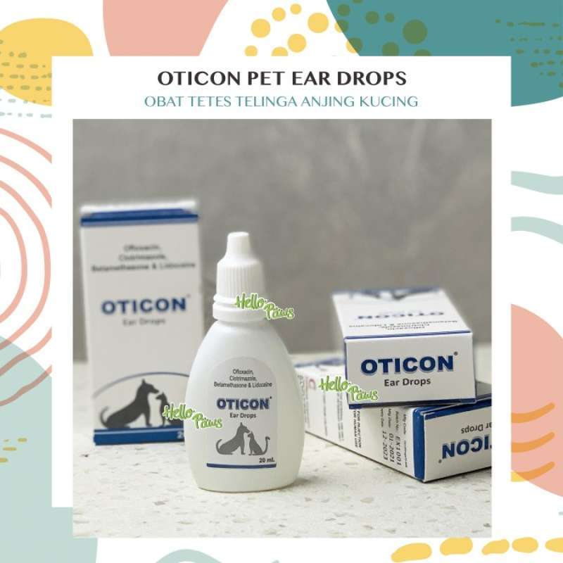 Jual Oticon Pet Ear Drop Obat Tetes Telinga Anjing Kucing Ear Mites