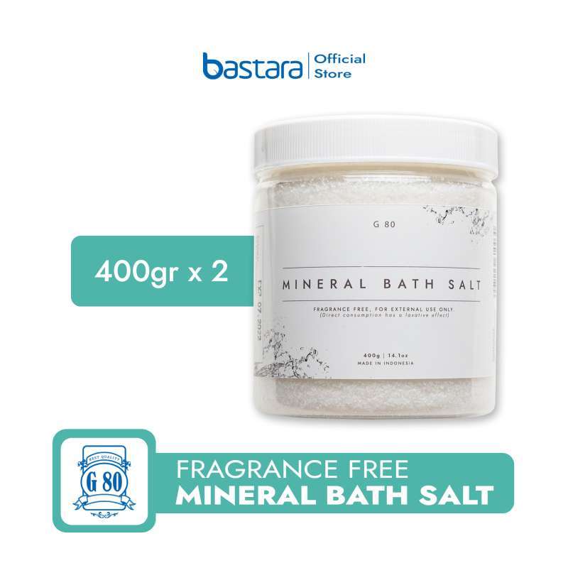 Jual G80 Garam Mandi Premium Bath Salt Tanpa Parfum 400gr x 2 di Seller ...