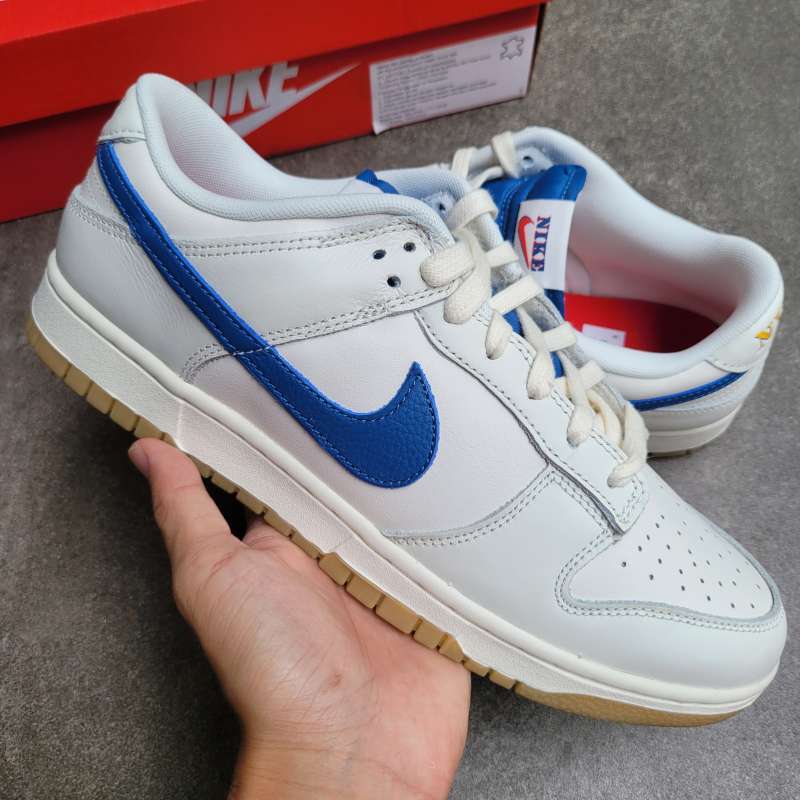 Jual Nike Dunk Low SE Sail Dark Marina Blue game royal gum di Seller