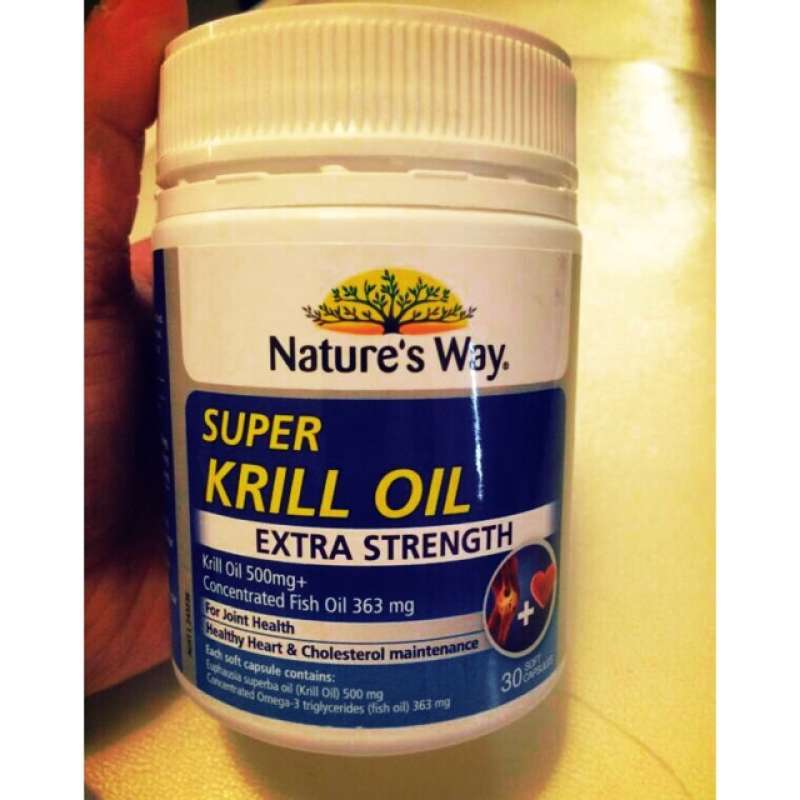 Promo (TERBAIK) Natures Way Super Krill Oil Plus Concentrated Fish Oil