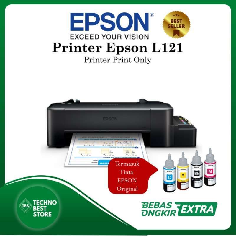 Promo Printer Epson L121 Inktank Print Only Pengganti Printer L120