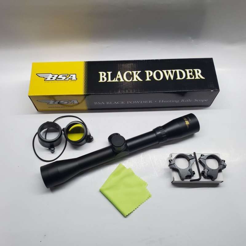 Jual TELESKOP BSA 4X32 TELESCOPE BSA 4X32 BSA BLACK POWDER 4X32 RINGAN di Seller Herlysport24