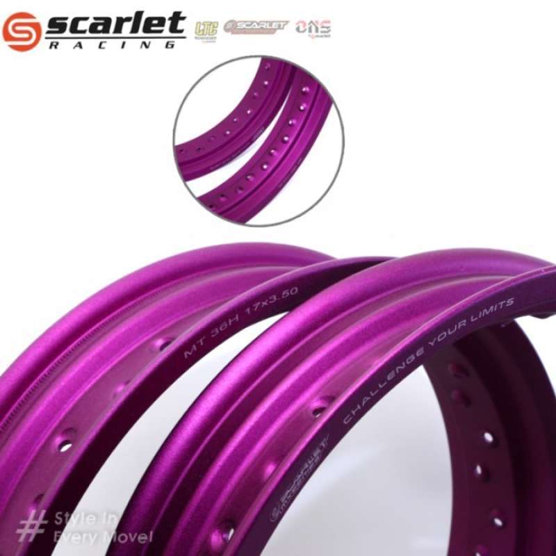 Jual Scarlet Racing Velg Pelek Rim Alloy Set Ring 17 250 36 Hole 17