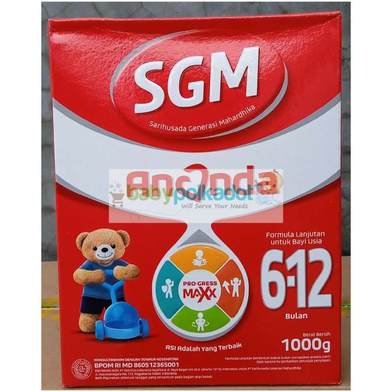 Jual SUSU SGM ANANDA 6-12 BULAN 1000 GRAM di Seller BABY POLKADOT